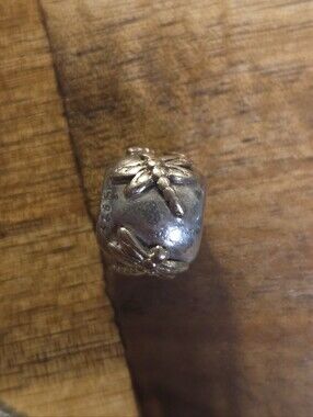 Pandora Golden Dragonfly Charm